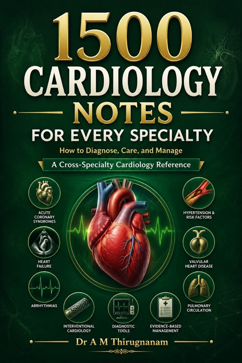 NEET SS Cardiology Notes — 1,500 Multi-Specialty Notes