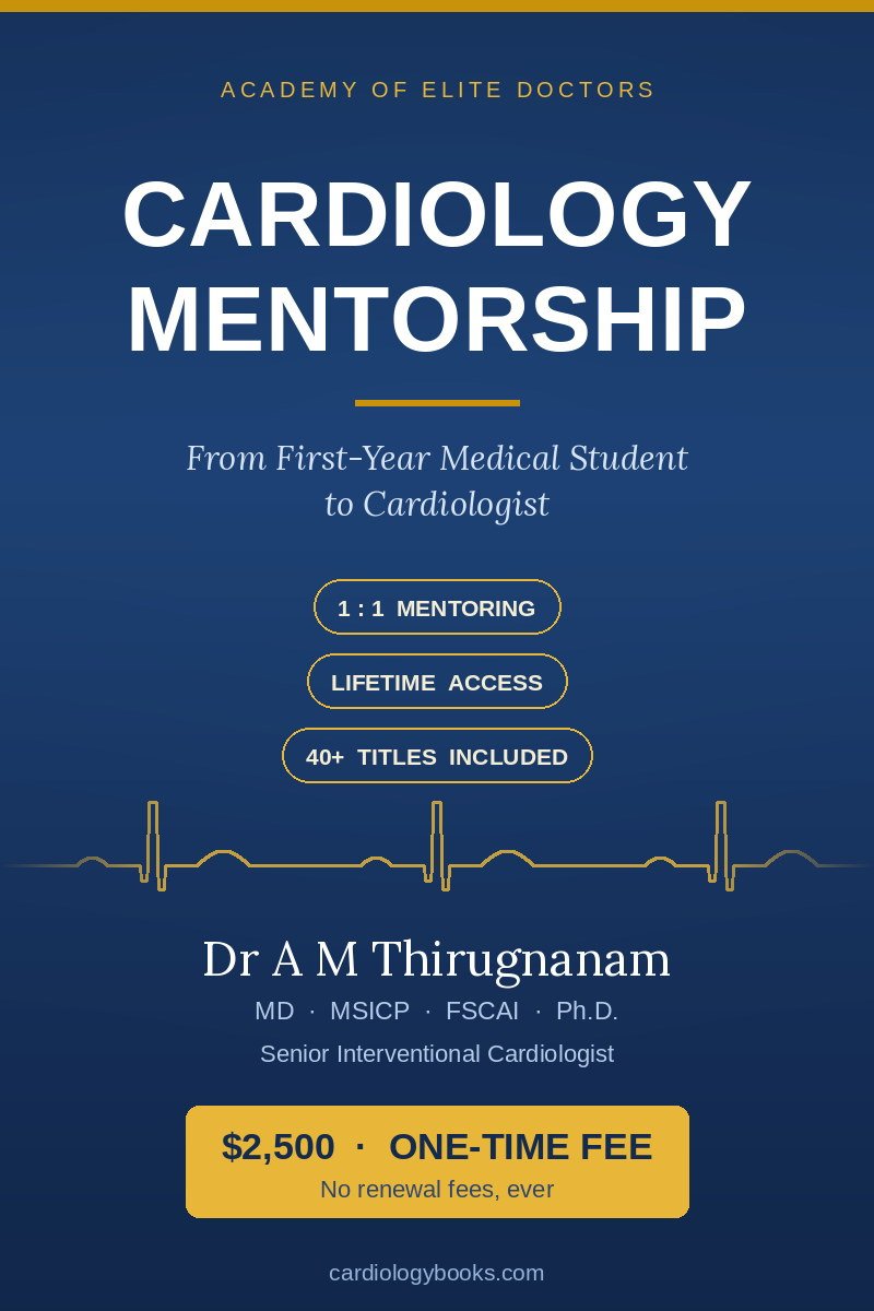 Cardiology Career Mentorship — 1:1 with Dr A M Thirugnanam